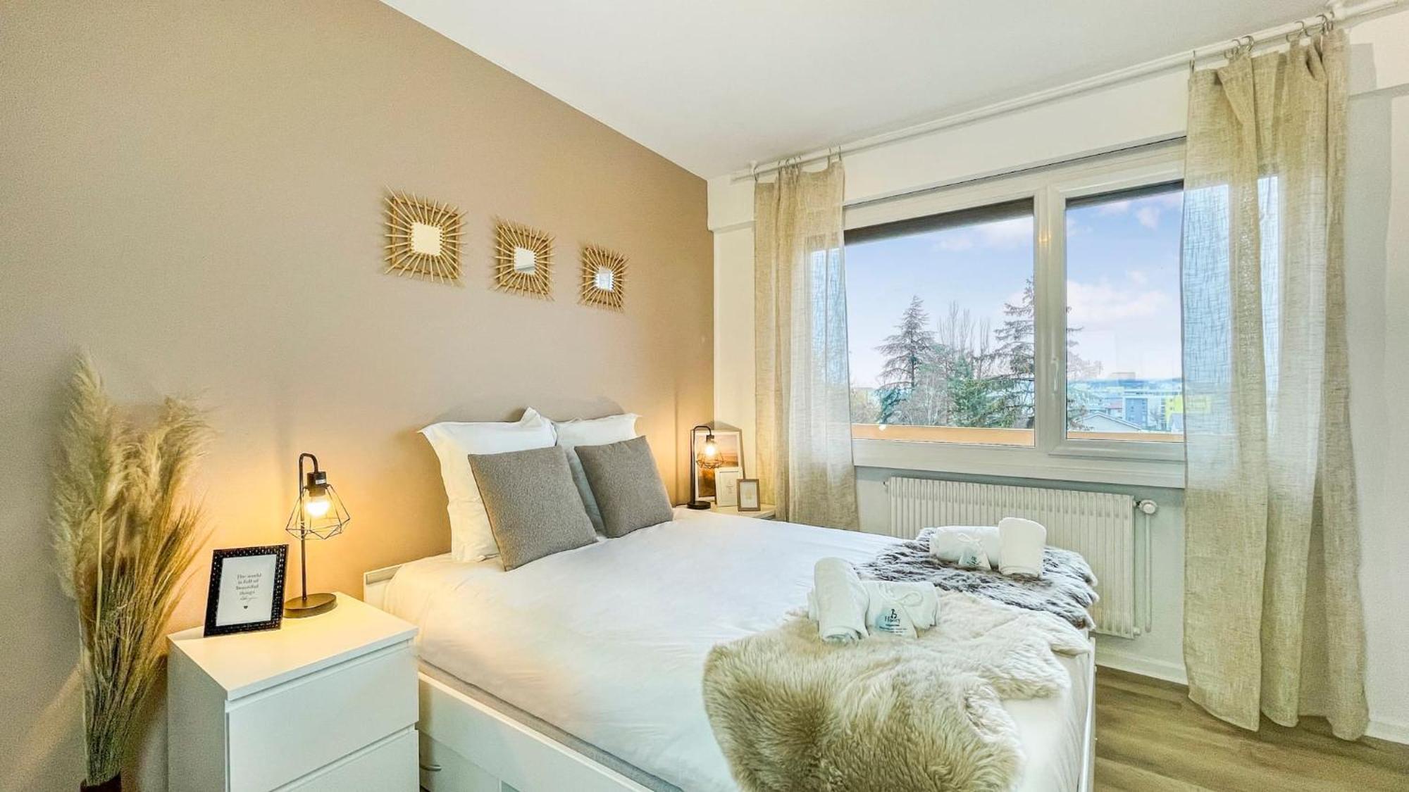 Homey La Coloc Mugi - Colocation Haut De Gamme - Chambres Privees - Balcon - Wifi Et Netflix - Proche Transports Commun Annemasse Exterior foto